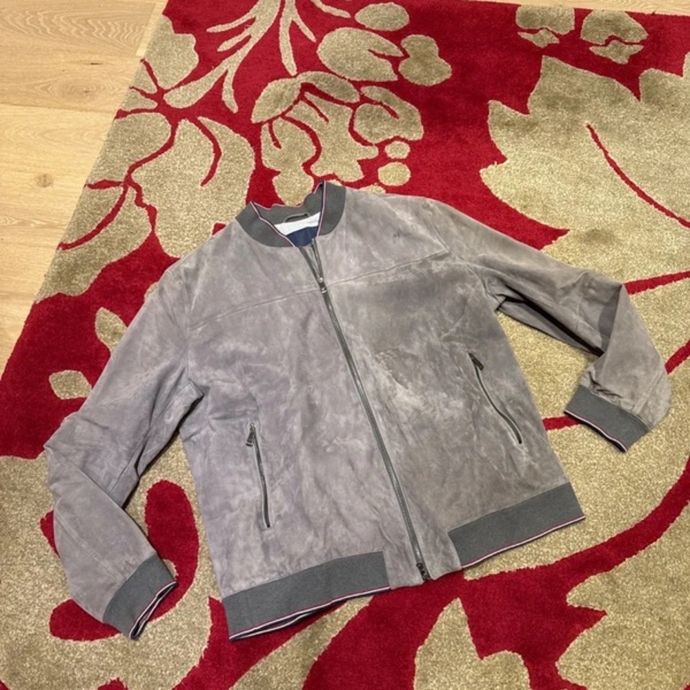 Paul & Shark Taupe Bomber Jacket